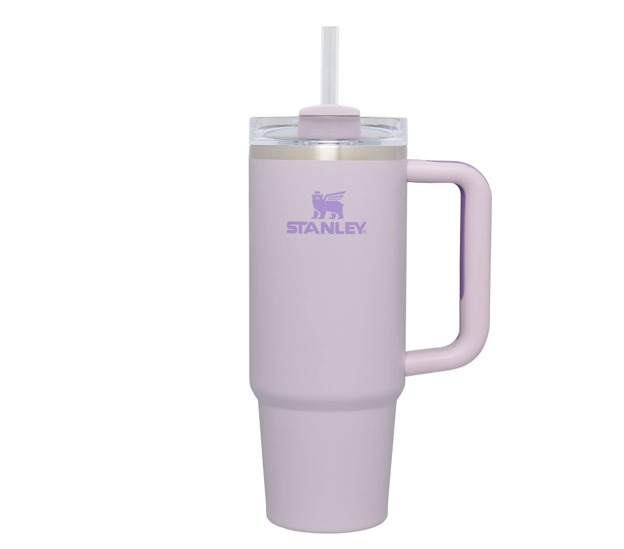 Stainless Steel Tumbler Stanley Quencher H2.0 Flow State 40oz Orchid Stainless Steel Vacuum Insulated Tumbler with Lid, Cold Retention